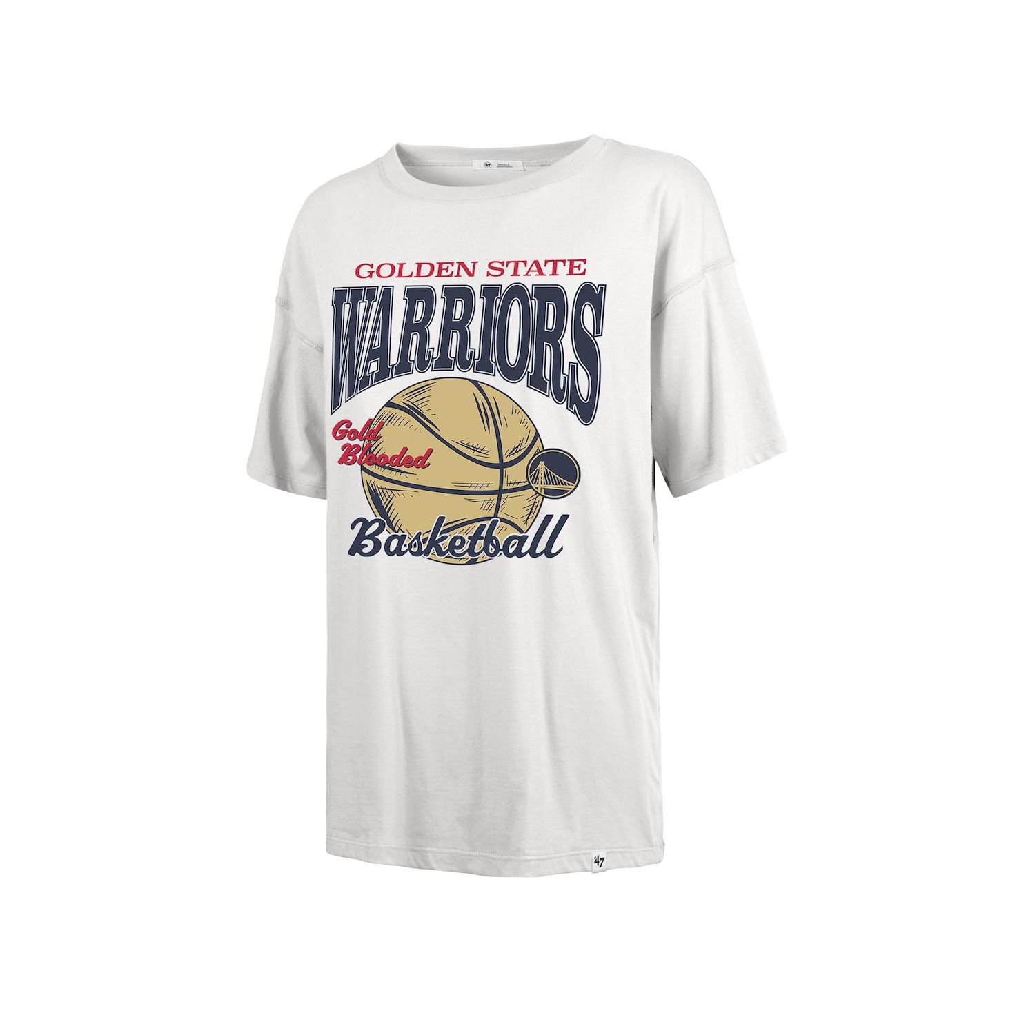 Women's White Golden State Warriors City Edition Down Court Sadie T-Shirt