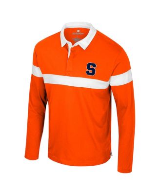 Men's Orange Syracuse Orange Too Cool for School Long Sleeve Polo Shirt