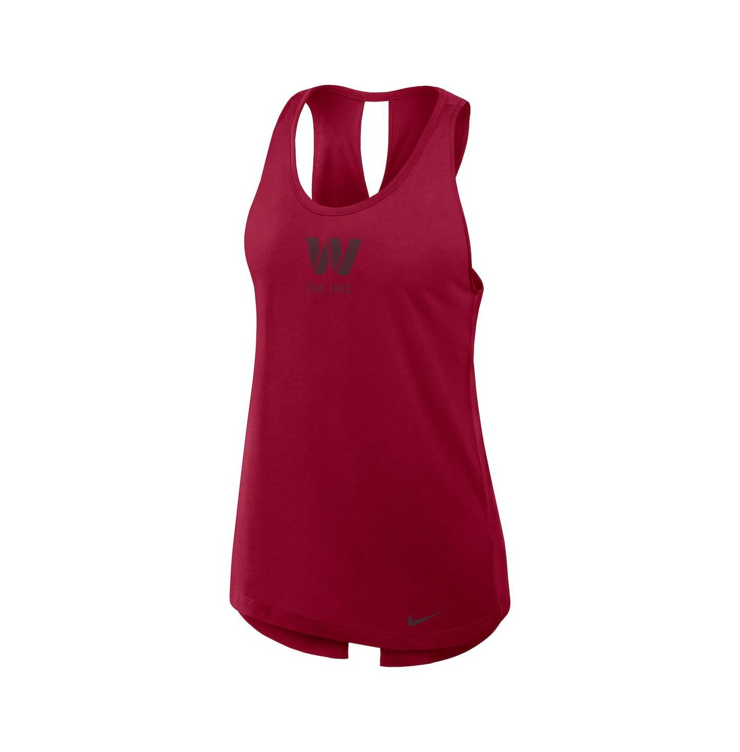 Женский топ Nike Burgundy Washington Commanders Glory Crisscross Performance — фото 2