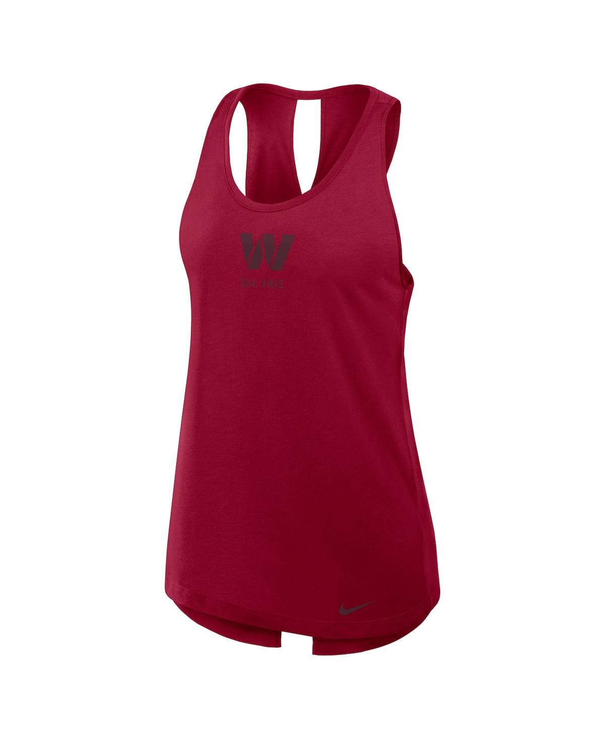 Nike Washington Commanders Established  Women's Dri-fit Nfl Tank Top In Brown