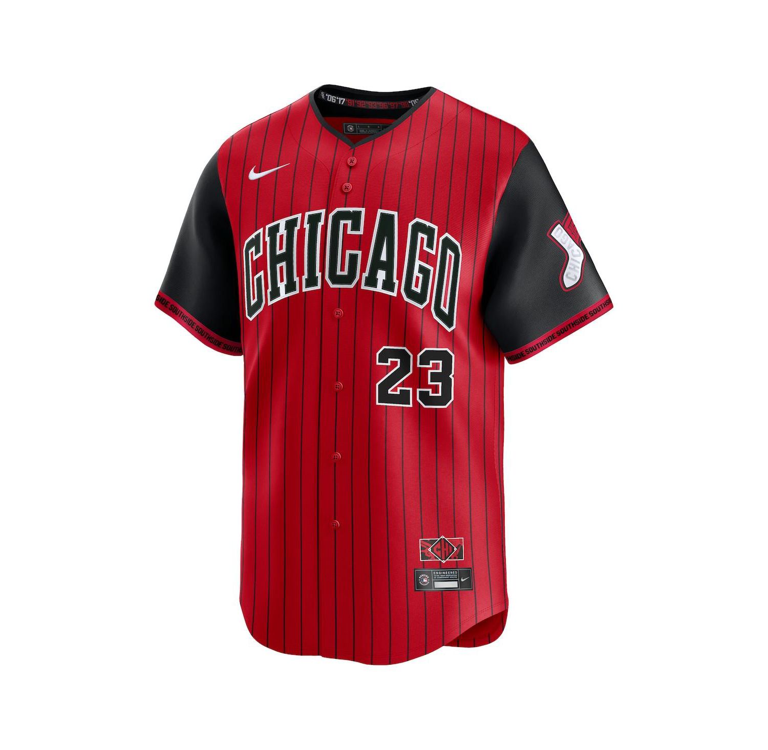 Men's Andrew Benintendi Red/Black Chicago White Sox 2025 City Connect Limited Player Jersey