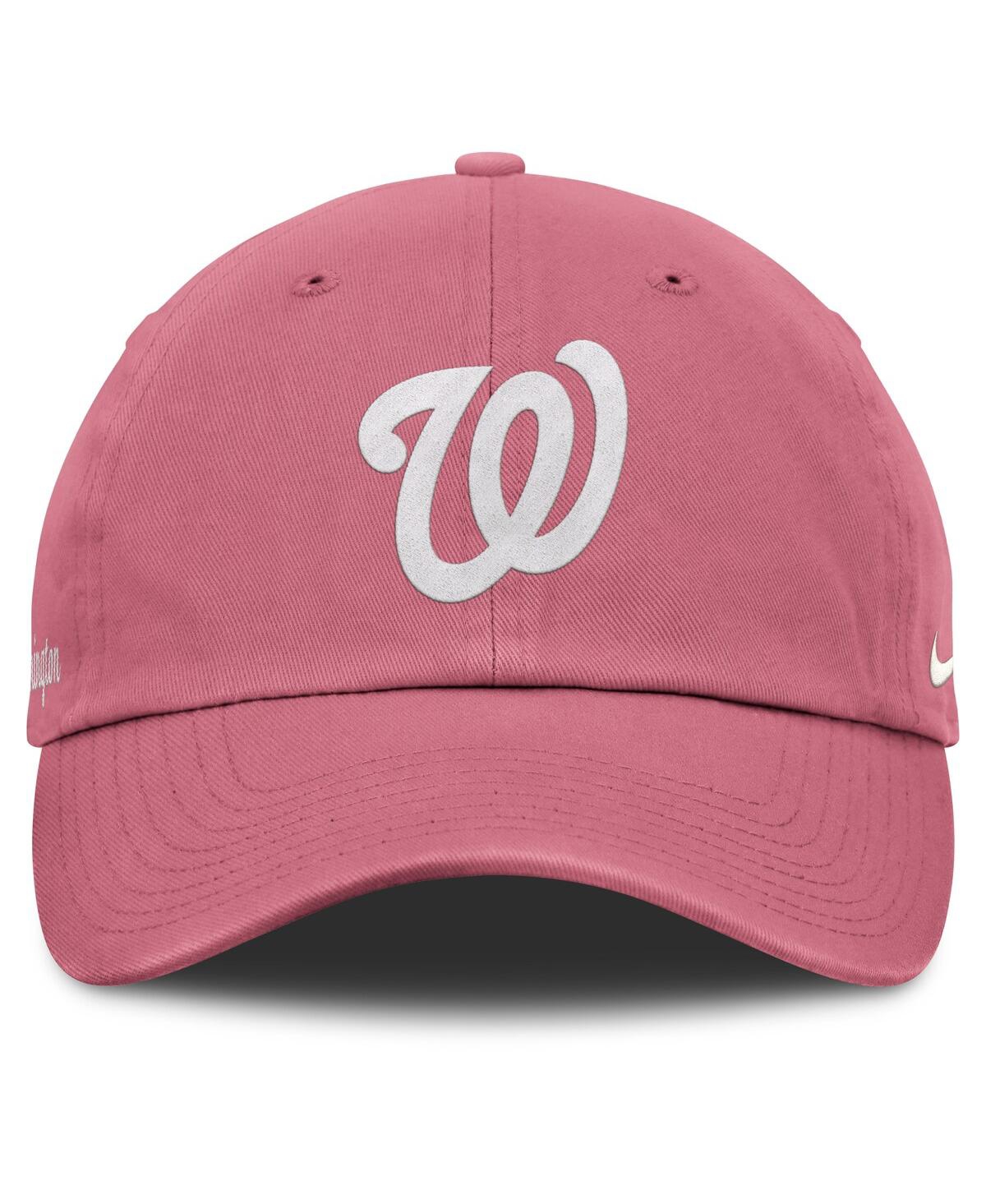 Nike Men's And Women's Pink Washington Nationals Club Adjustable Hat