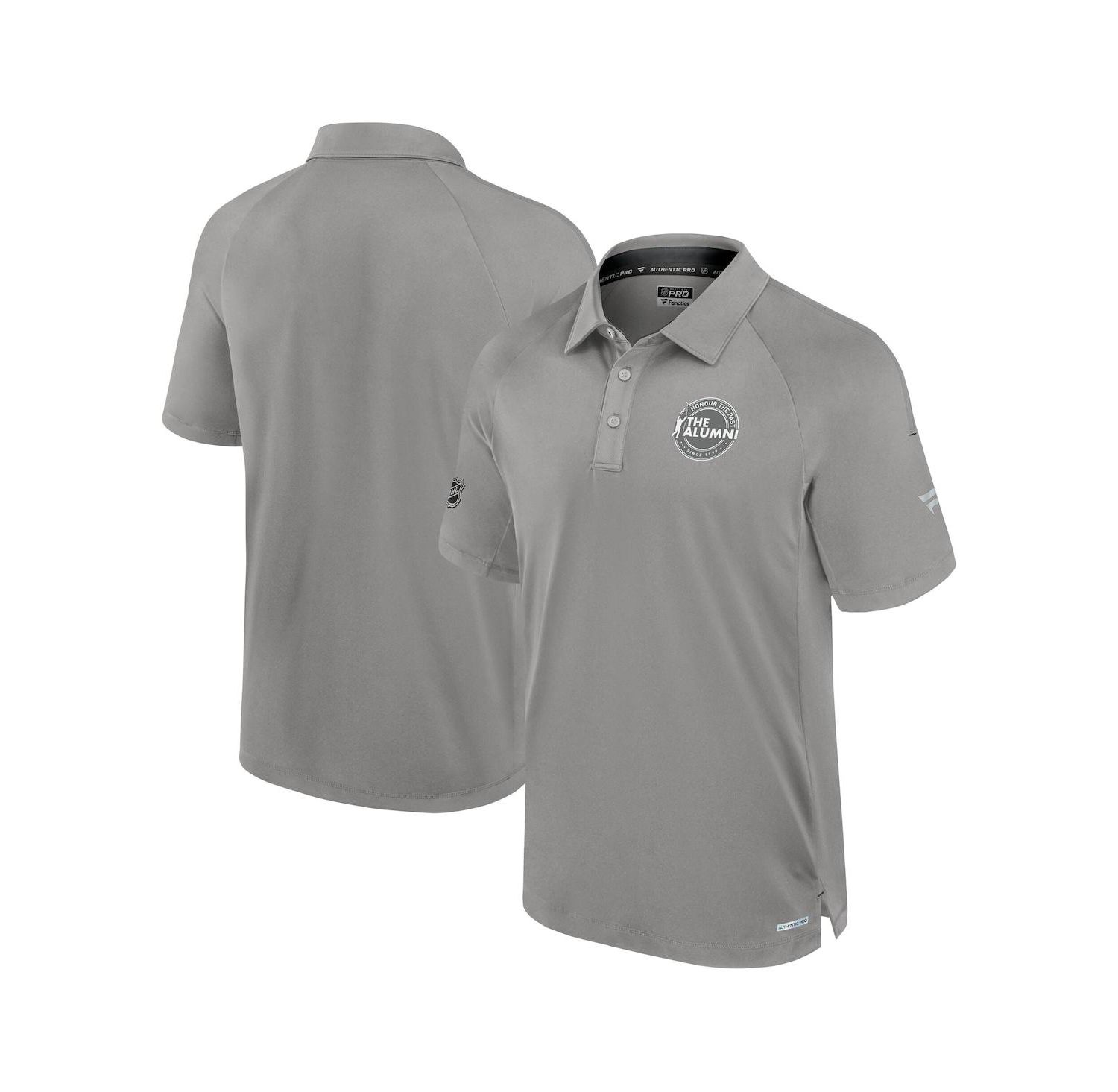 Men's Gray Authentic Pro the Alumni Polo Shirt