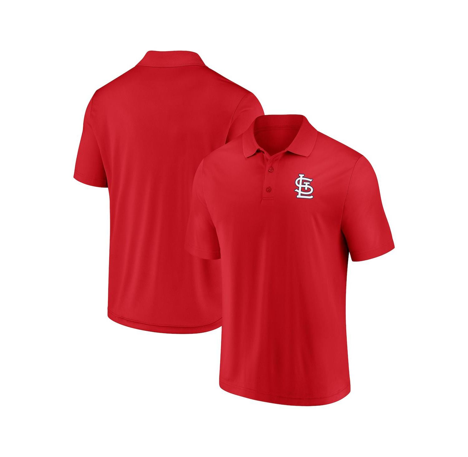 Men's Red St. Louis Cardinals Primary Logo Polo Shirt