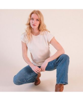 Women's Jane Cuffed Hemp Tee