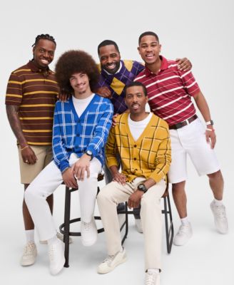 Men's Argyle Crewneck Sweater, Exclusively at Macy's