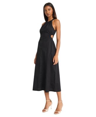 Women's Sleeveless Halter Maxi Dress