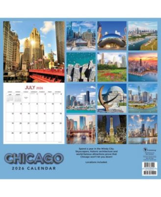2026 Chicago Wall Calendar