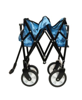 Collapsible Wagon Cart - 225lb Capacity, Beach/Utility