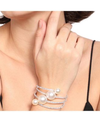 Gold-Plated Pearl Bracelet