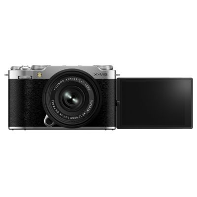 X-M5 Mirrorless Camera with XC 15-45mm f/3.5-5.6 OIS PZ Lens, Silver