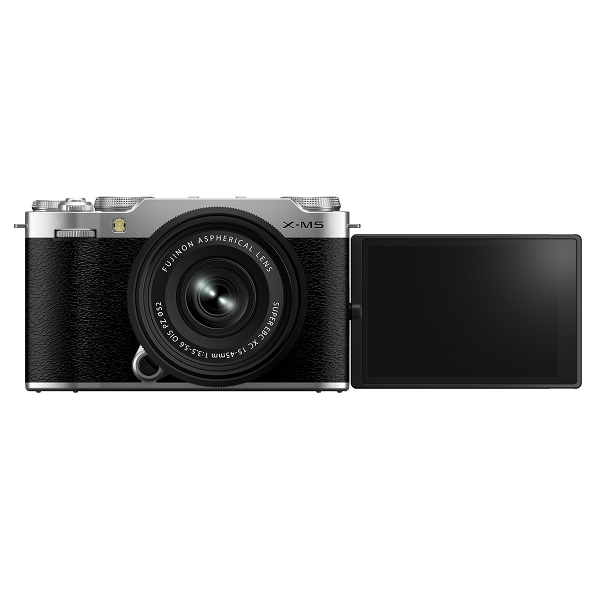 Fujifilm X-M5 Mirrorless Camera with Xc 15-45mm f/3.5-5.6 Ois Pz Lens, Silver