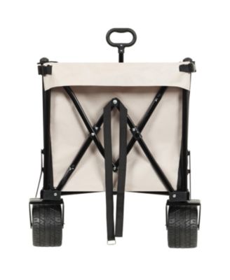 Heavy Duty Foldable Wagon with Extended Tailgate