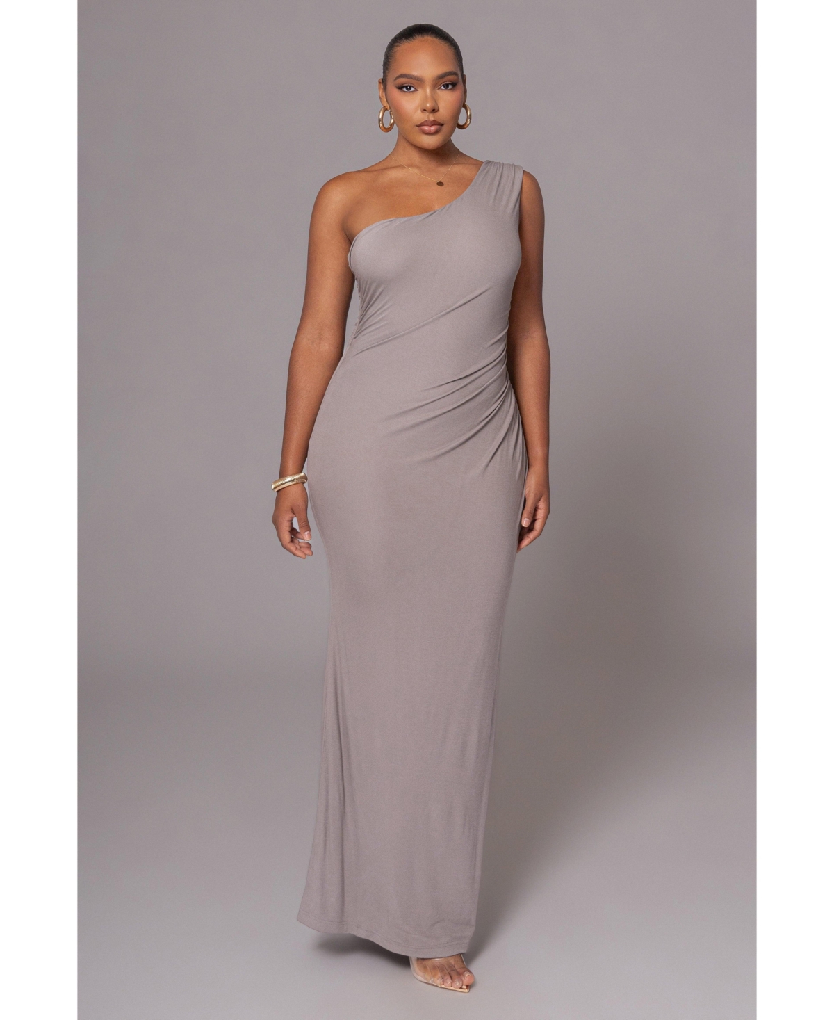 Women's Kianna Drape Maxi Dress - Grey