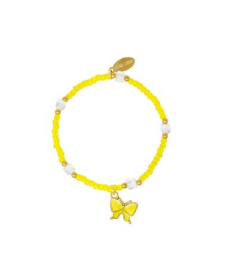 Girls Butterfly Bead Dainty Bracelet Set