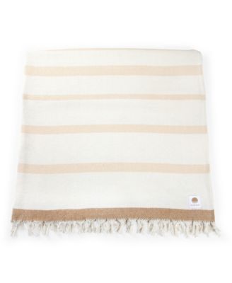 Oceanside Washable Cotton Beach Blanket, 66" x 80"