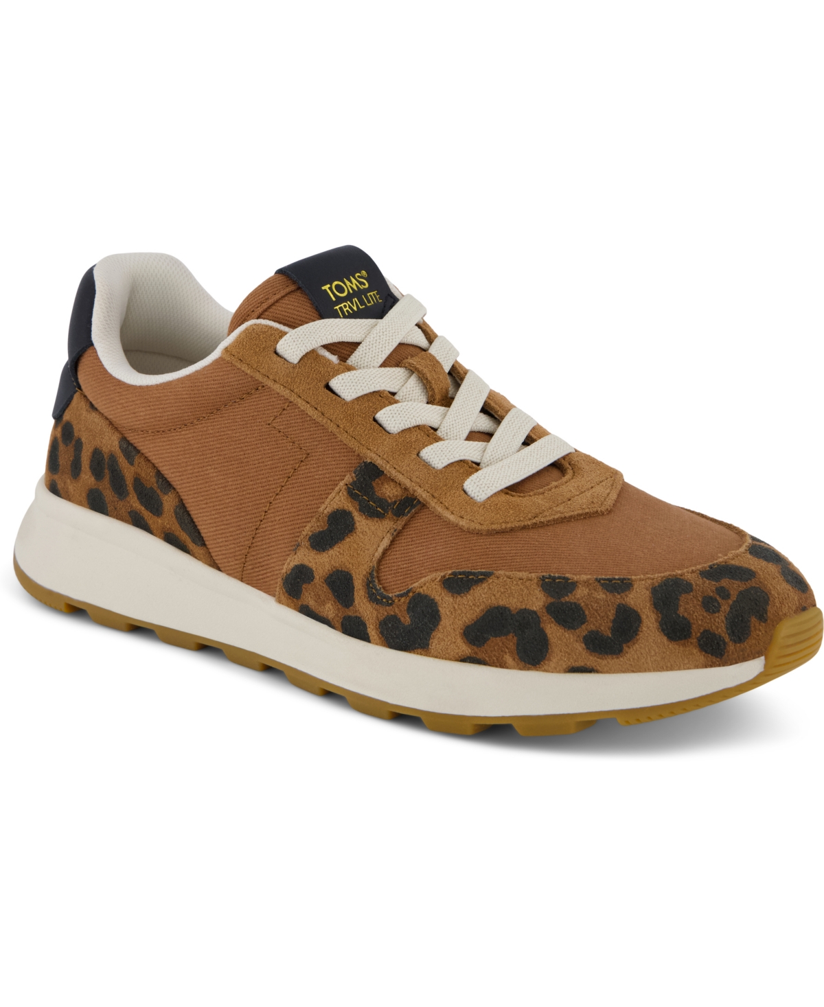 Women's Trvl Lite Retro Pointed Toe Sneakers - Water Repellent Brown Sugar Vintage Twil