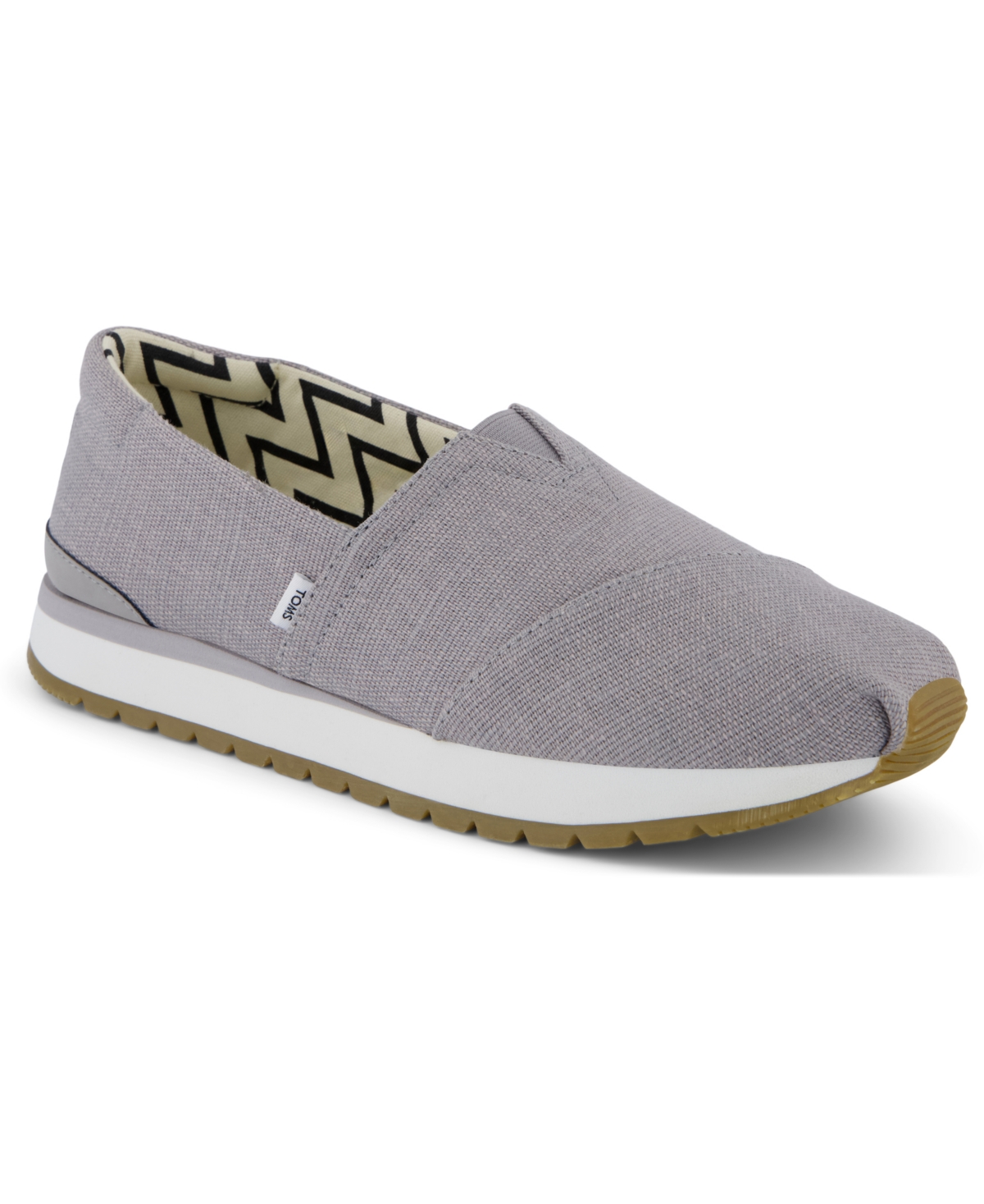 Toms Women's Resident Plus Almond Toe Sneakers - Drizzle Gray Heritage Canvas