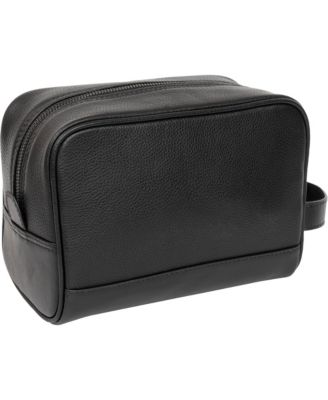The Hey Handsome Pebble Grain Genuine Leather Toiletry Dopp Kit
