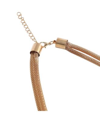 -Plated Pearl Necklace