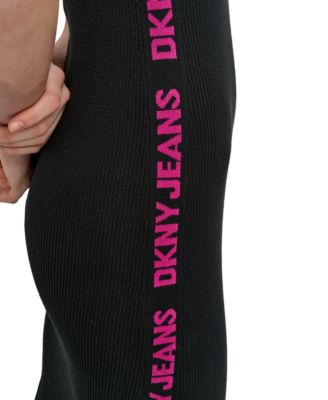 Women's Logo Ribbed Midi Sweater Dress