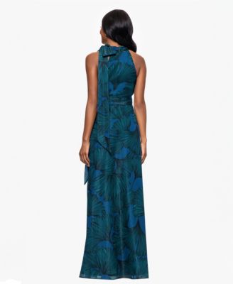 Women's Sleeveless Scarf-Neck Dress