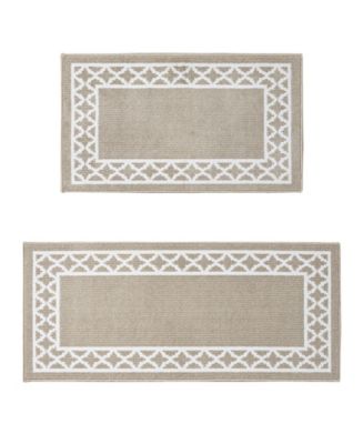 Nautica Collin Trellis Border Tufted 2-Pc. Runner Rug Set - Macy's