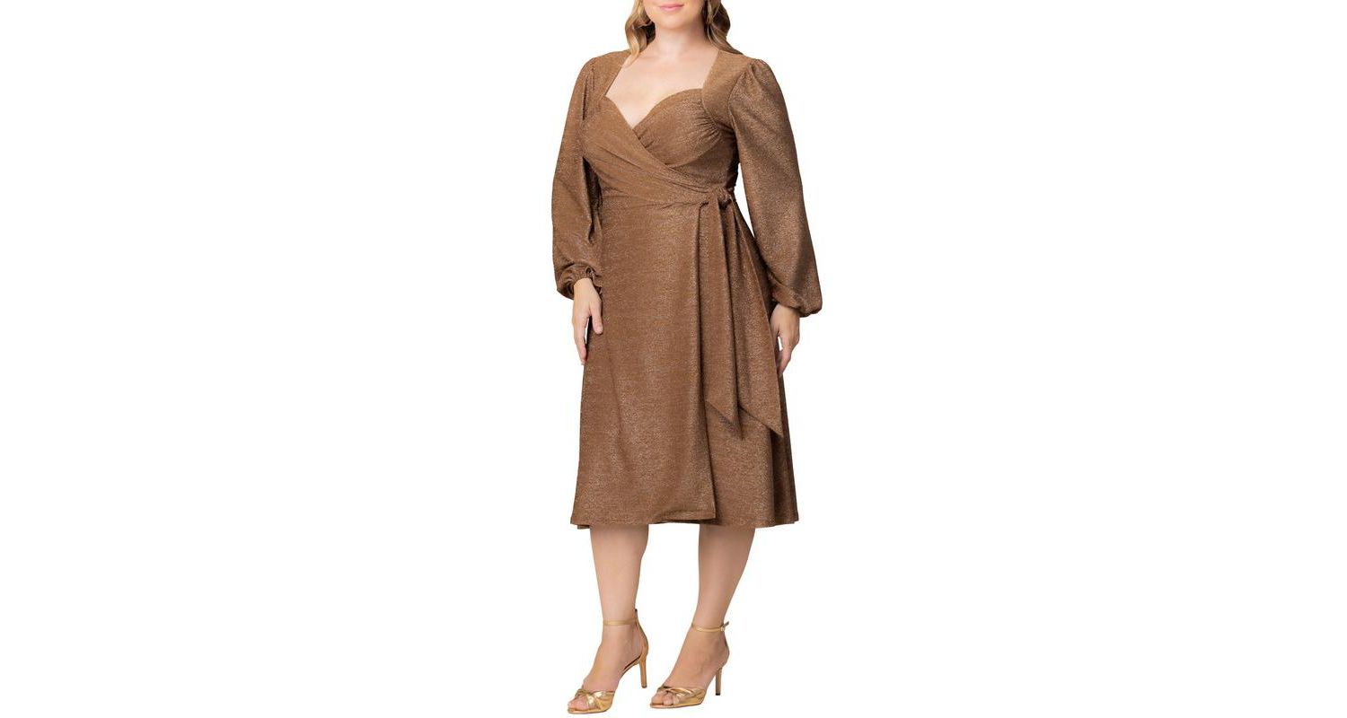 Plus Size Socialite Sweetheart Wrap Dress