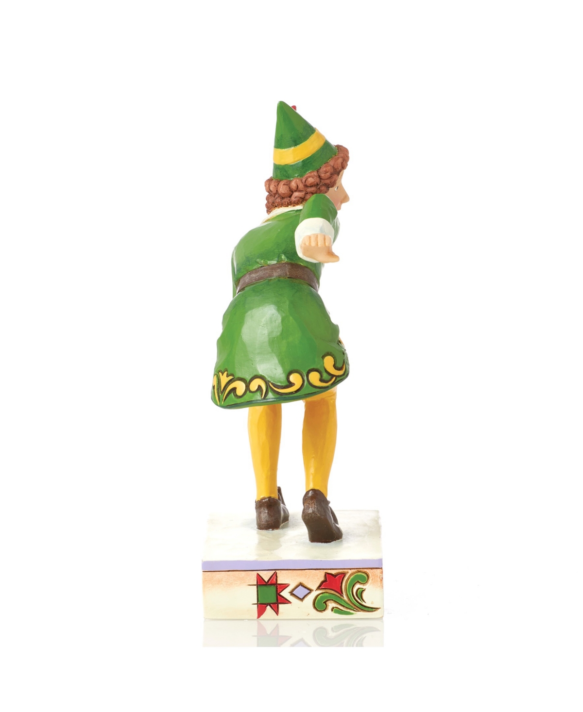 Jim Shore Buddy Elf In Crouching Pose Figurine In Multi