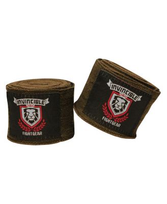 Amber Invincible Elastic Thick Hunter Green 200" Handwraps