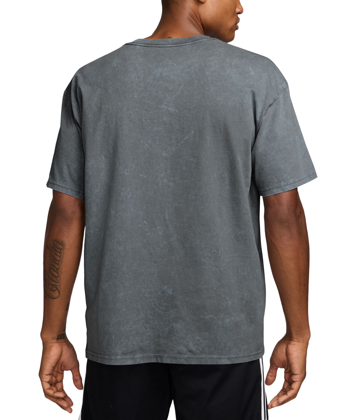 Nike Men's Max90 Relaxed Fit Short Sleeve Basketball Graphic T-shirt In Gray