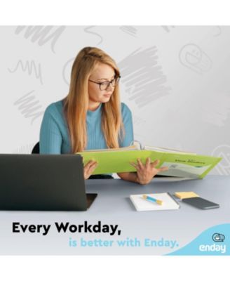 1Inch 3 Ring Binder, 1 Inch Round Ring Clear View Cover with 2 Inside Pockets Binders, Colored School Supplies Binders in Grey, Pink, Blue, Purple, Green and Red, Multicolor (6 PC) – by Enday