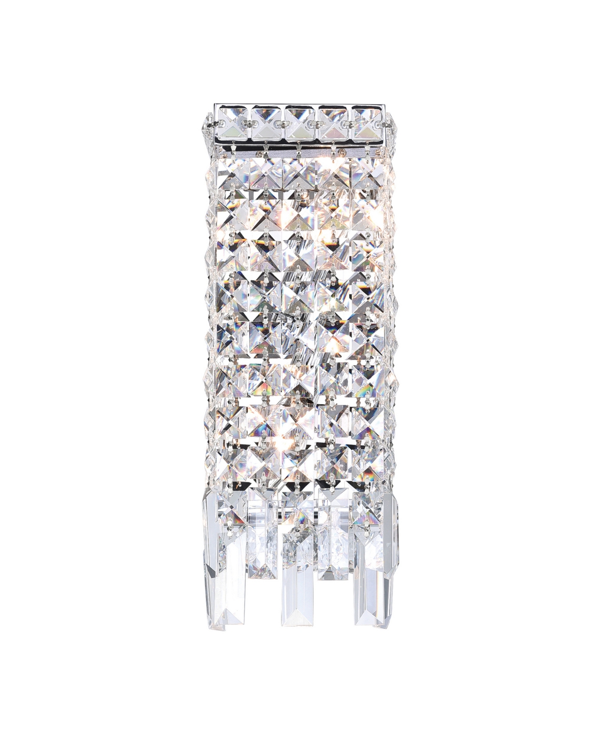 Cwi Lighting 14" Metal Colosseum 2 Light Wall Sconce