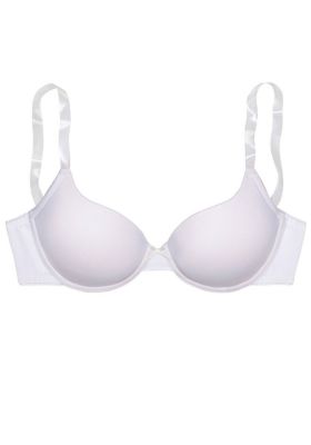 Women's AA-DD Clear Adjustable Strap Underwire T-Shirt Bra
