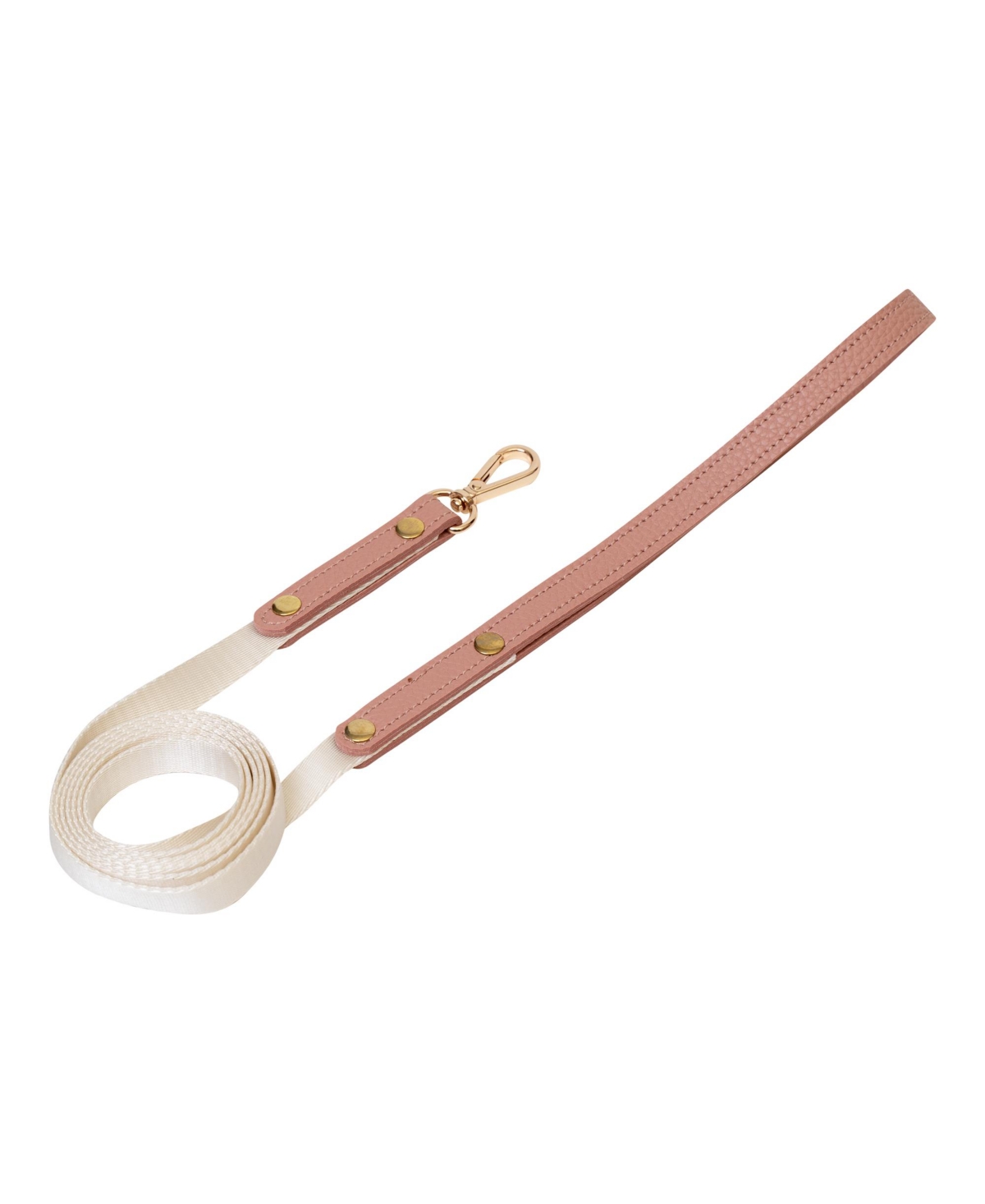 Pu Shrunken Leash - Ivory