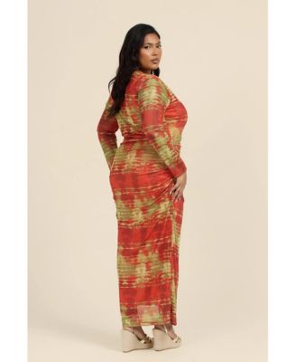 Women's Tye Dye Midi Dress