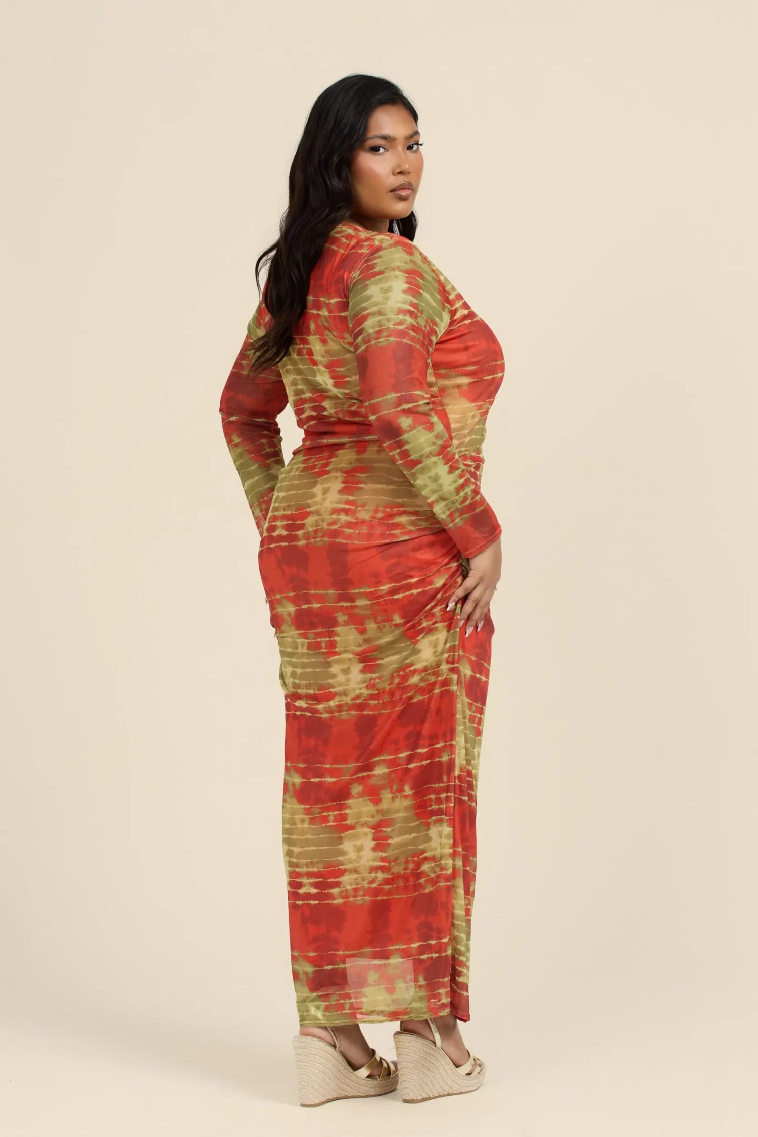 Women's Tye Dye Midi Dress