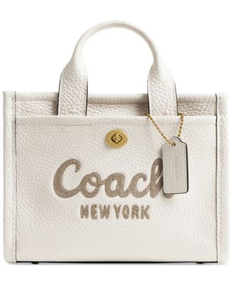 COACH - Mini Leather Cargo Tote Bag 20