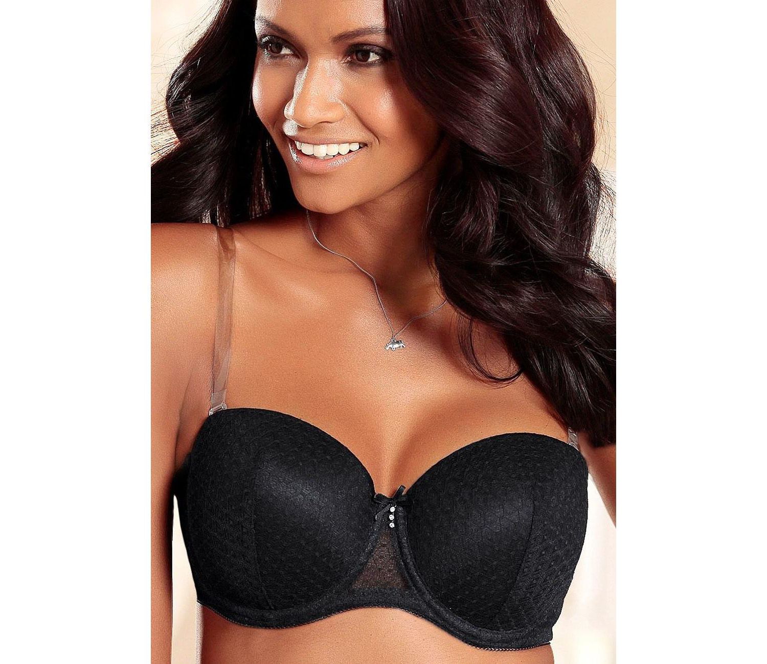 Women's Multiway Strapless T-Shirt Lightly Padded Strapless Bra