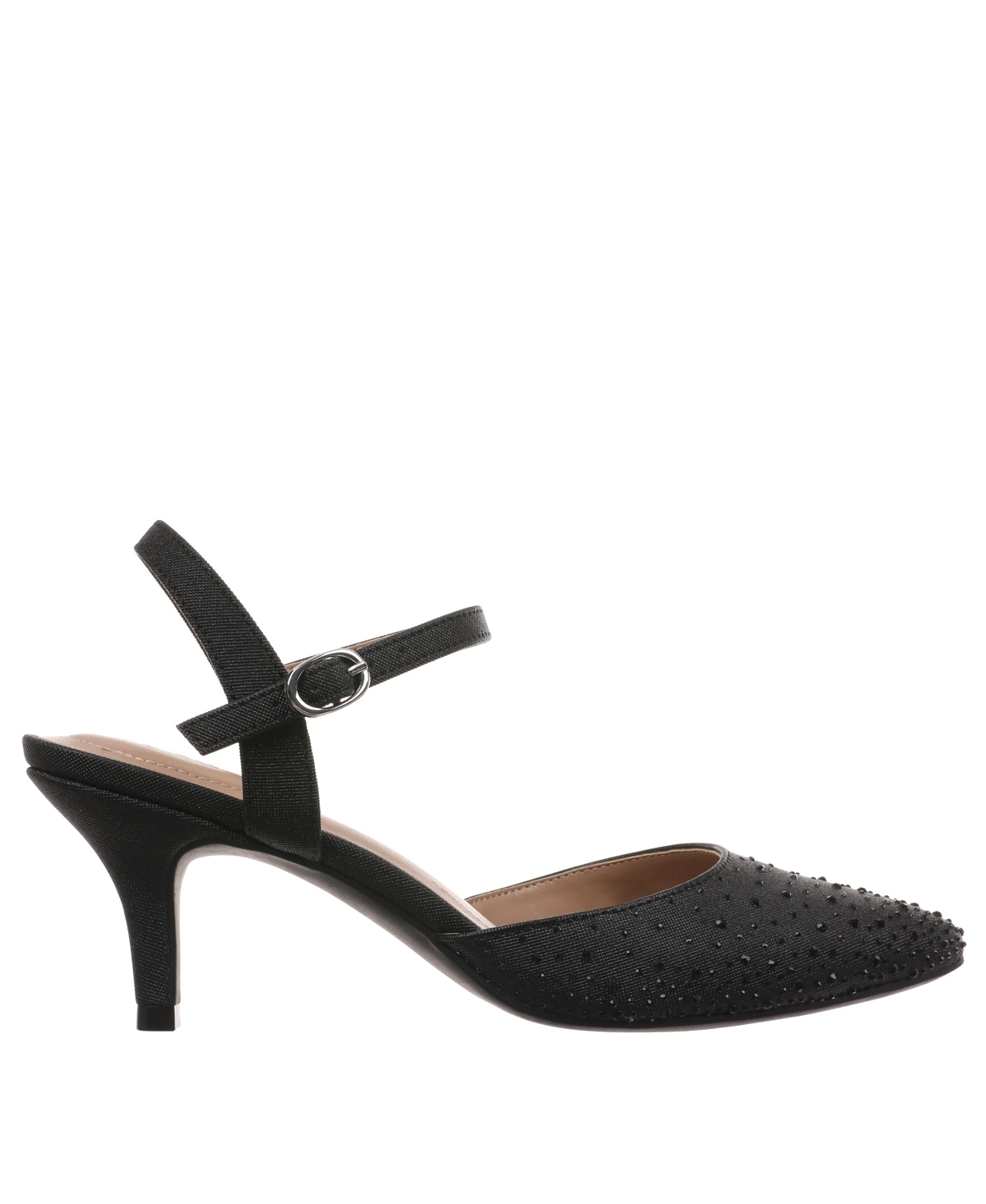 Style & Co Women's Gwenn Evening Shimmer Heel Pumps, Exclusively At Macy's In Black