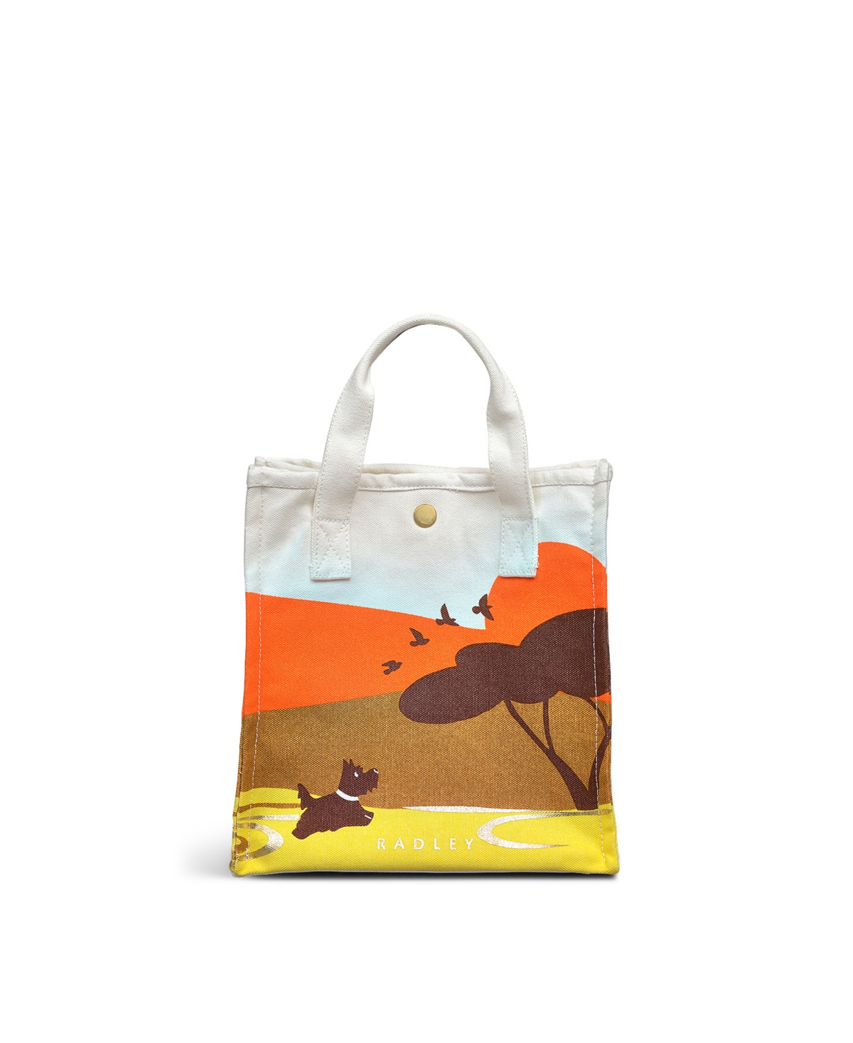 On Safari Small Open Top Tote Bag - Pecan