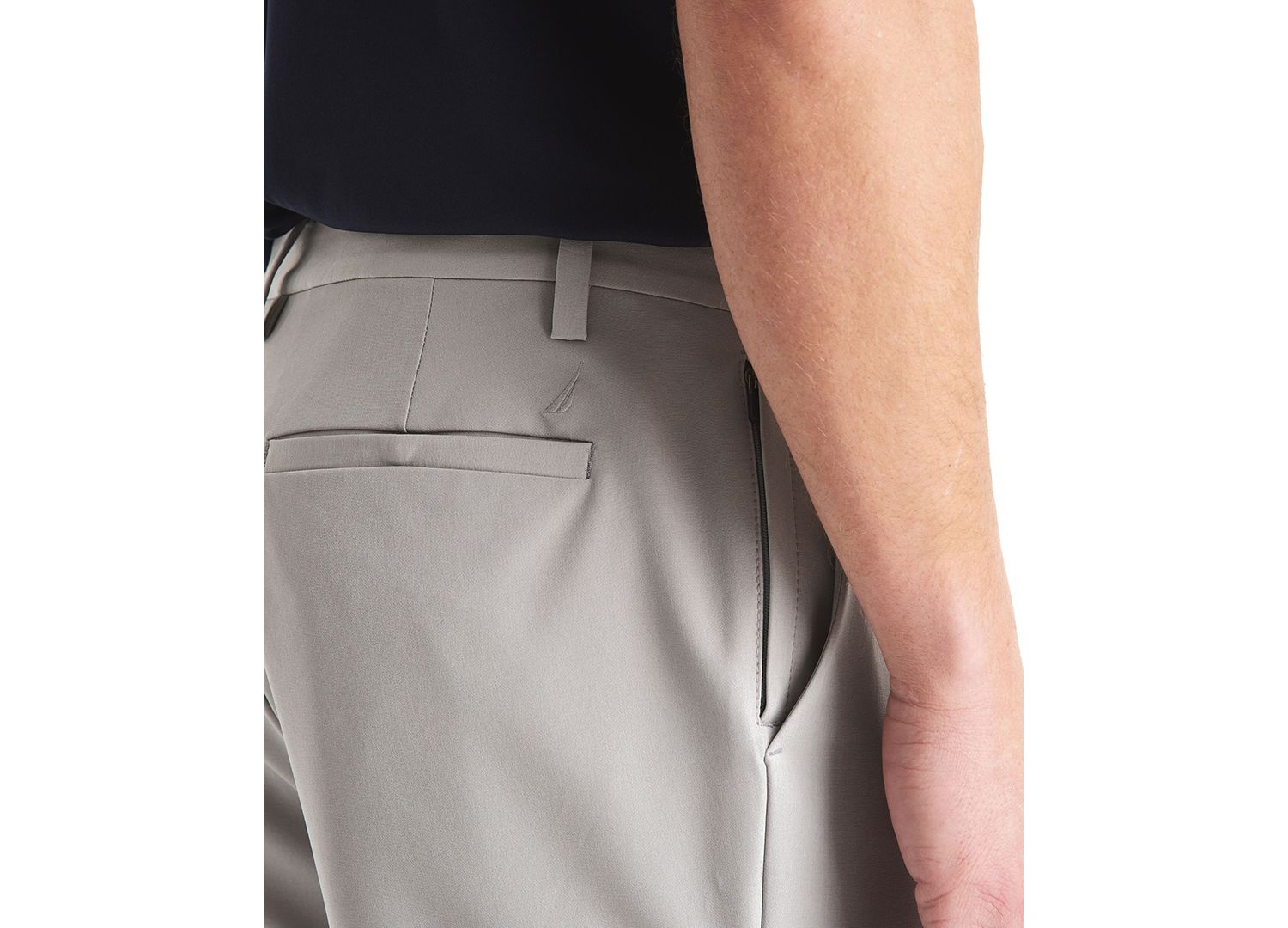 Men's Signature Slim-Fit Flat-Front Performance Pants