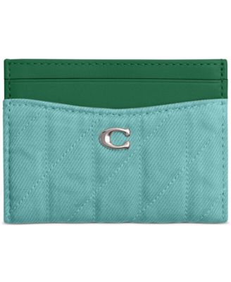 COACH - Essential Denim Card Case
