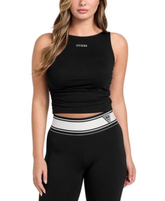 GUESS - Women's Nina Sleeveless Side-Ruched Top