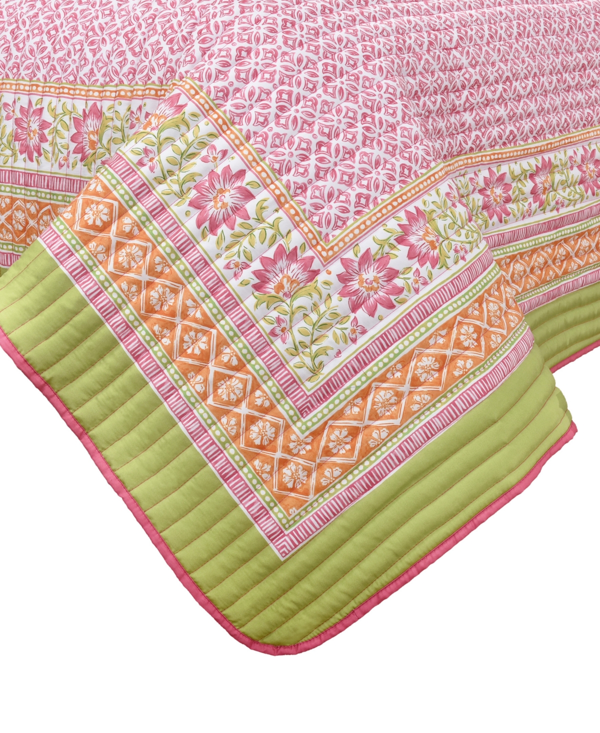 J By J Queen Bold Shiloh 3-pc. Quilt Set, Full/queen