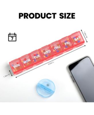 Extra Large 7 Day Pill Organizer Easy to Open
