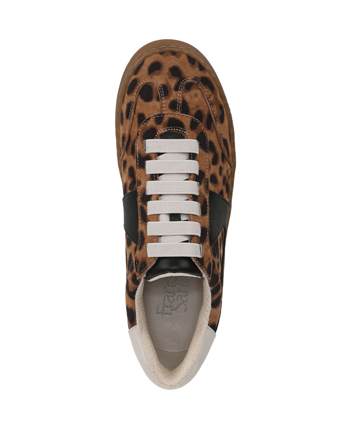 Женские кроссовки Franco Sarto Ponti Lace Up Low Top, цвет: Коричневый леопардовый с принтом / Искусственная кожа — фото 4