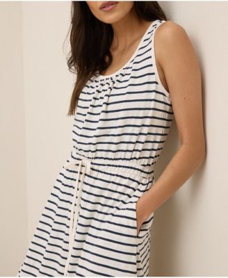 Women's Organic Cotton Relaxed Slub Tank Maxi Dress