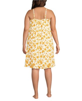 Plus Size Cooling Knee Length Slip Nightgown