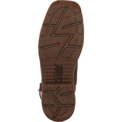 Men's Workin' Rebel Texas Flag Steel Toe Work Boot